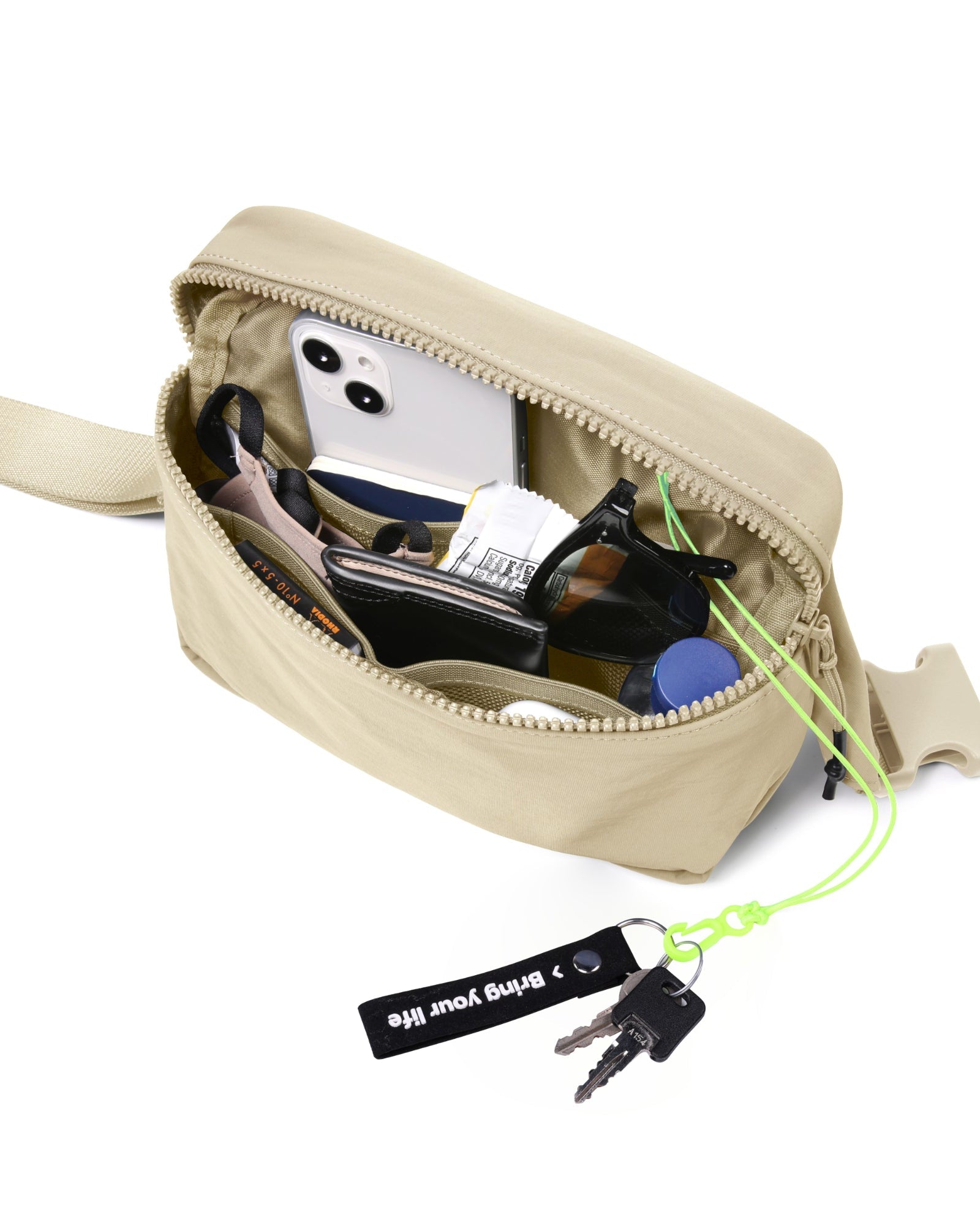 2L Belt Bag with Adjustable Strap - ododos