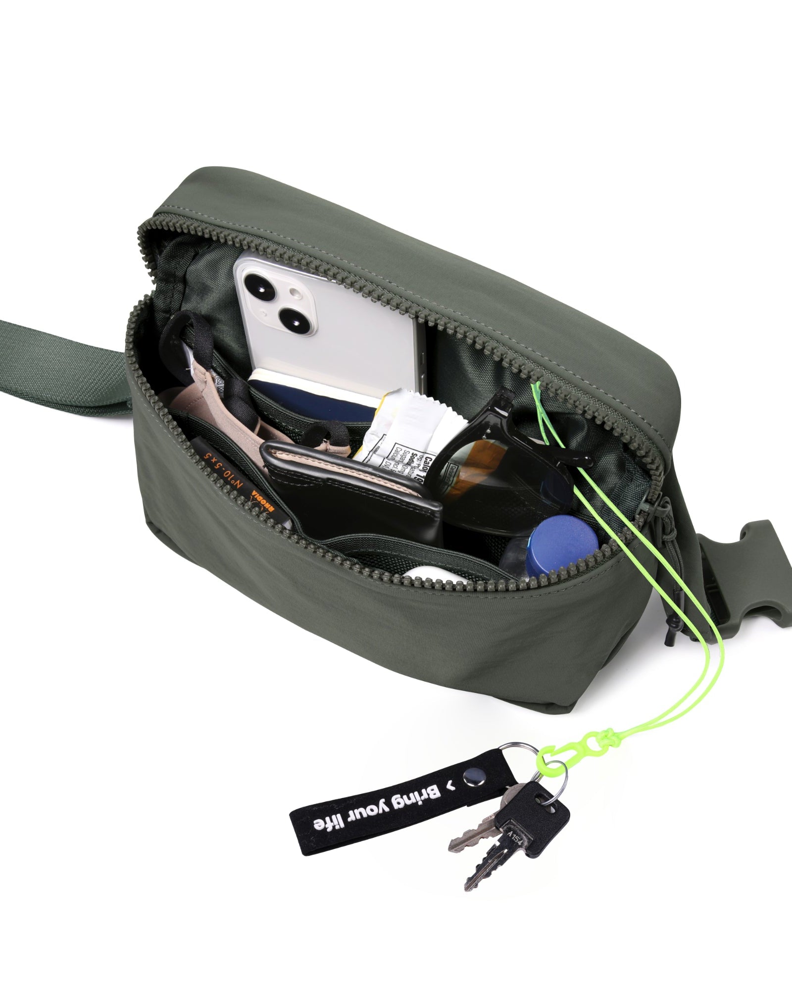 2L Belt Bag with Adjustable Strap - ododos