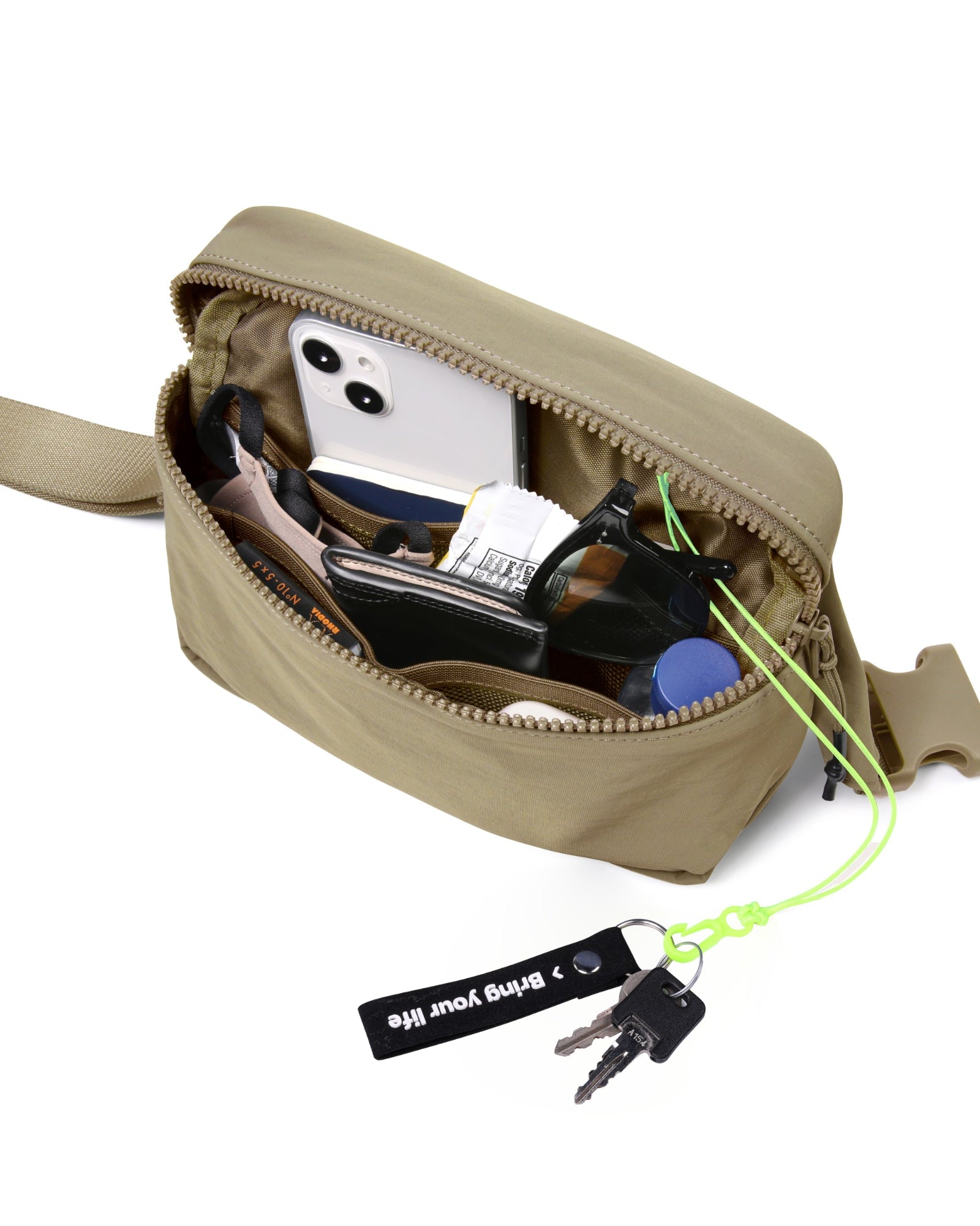 2L Belt Bag with Adjustable Strap - ododos