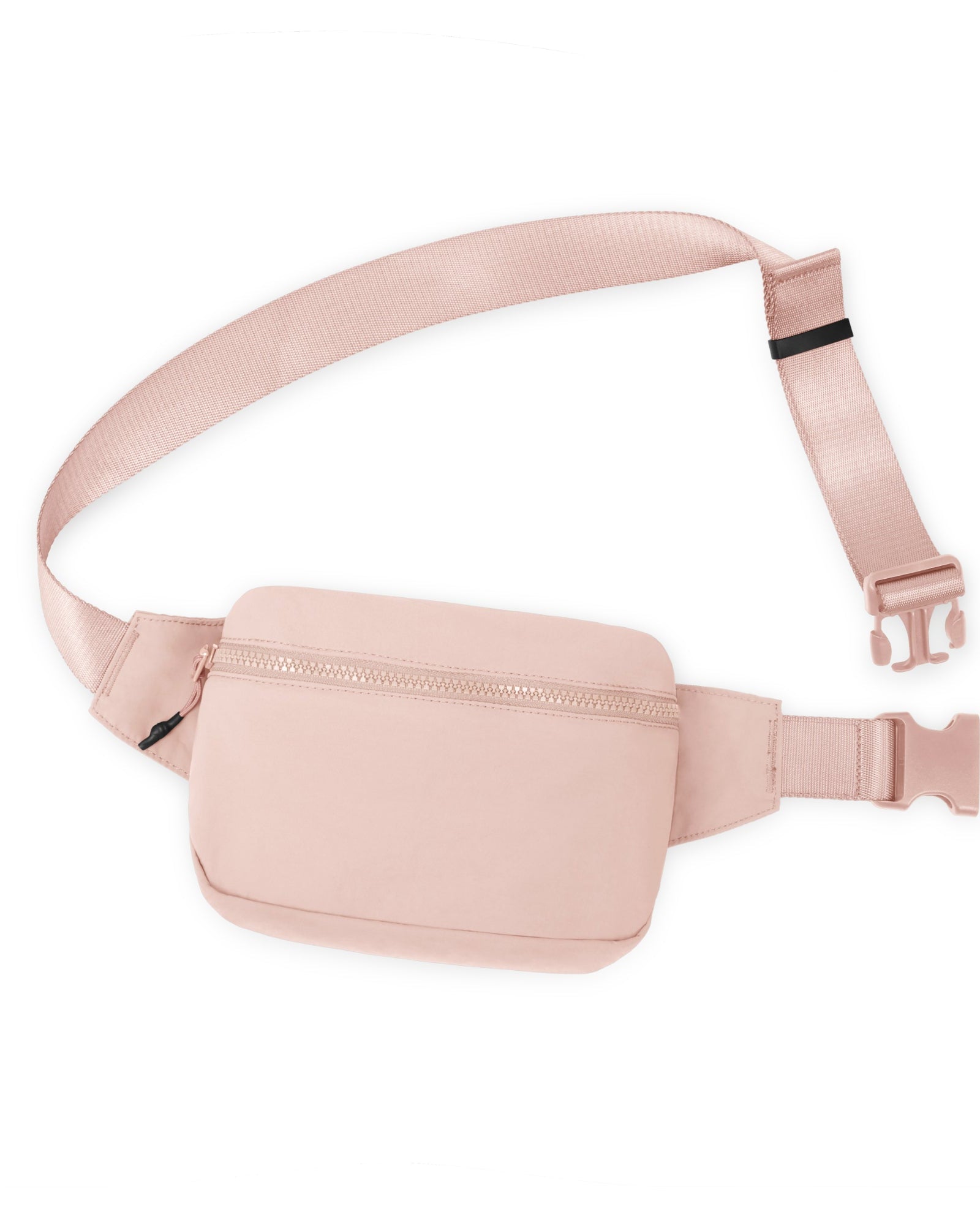 2L Belt Bag with Adjustable Strap Light Pink 8.5 x 5 x 2 - ododos