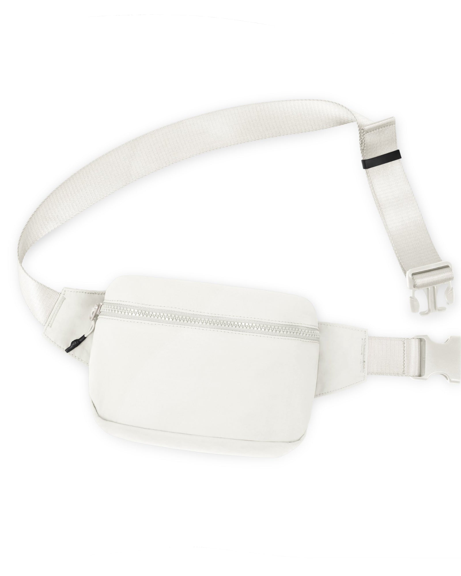 2L Belt Bag with Adjustable Strap White 8.5 x 5 x 2 - ododos