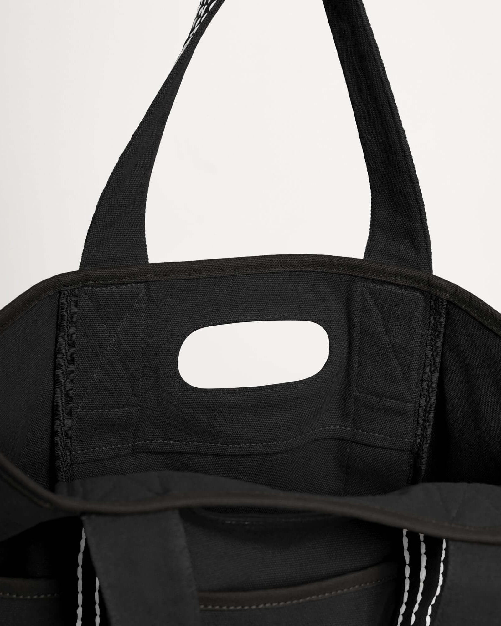 29L Oversized Canvas Tote Large Capacity Open Top Shoulder Bag - ododos