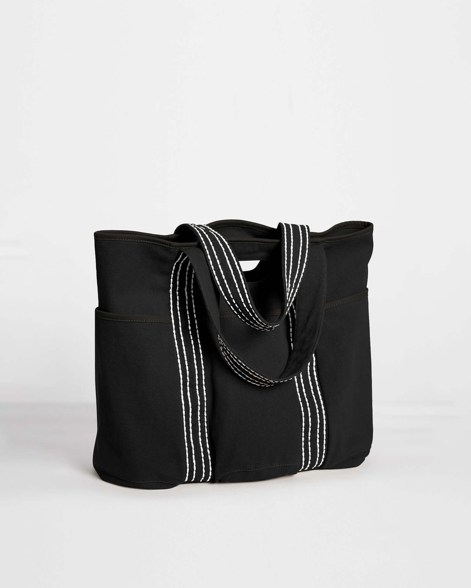 29L Oversized Canvas Tote Large Capacity Open Top Shoulder Bag - ododos