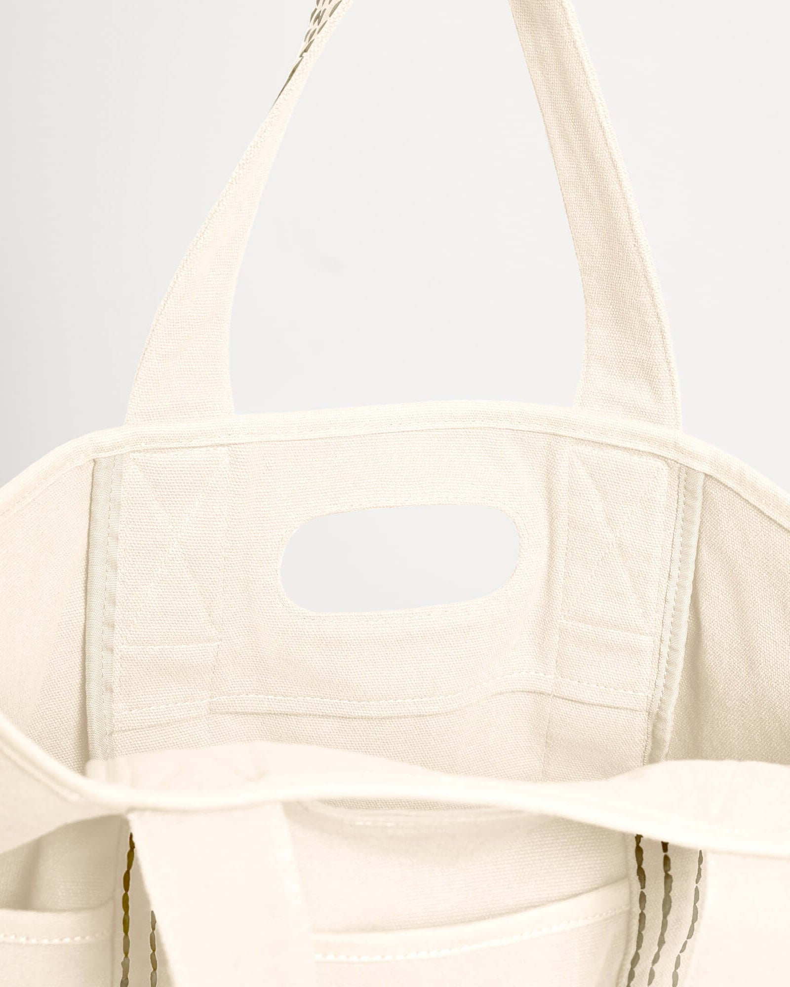 29L Oversized Canvas Tote Large Capacity Open Top Shoulder Bag - ododos