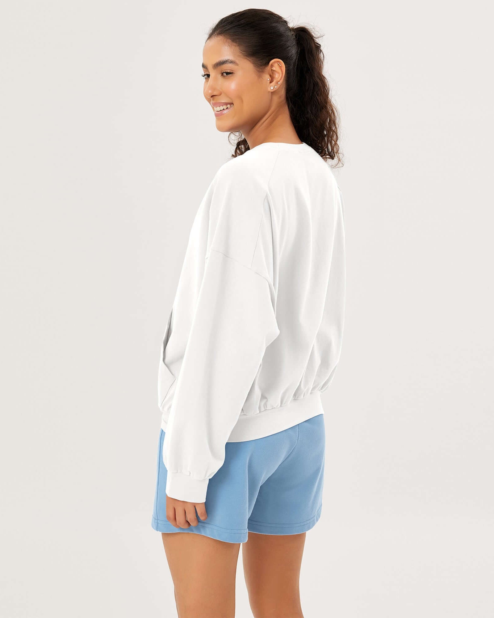 Cotton Soft Oversized Sweatshirts Pullover with Kangaroo Pocket - ododos