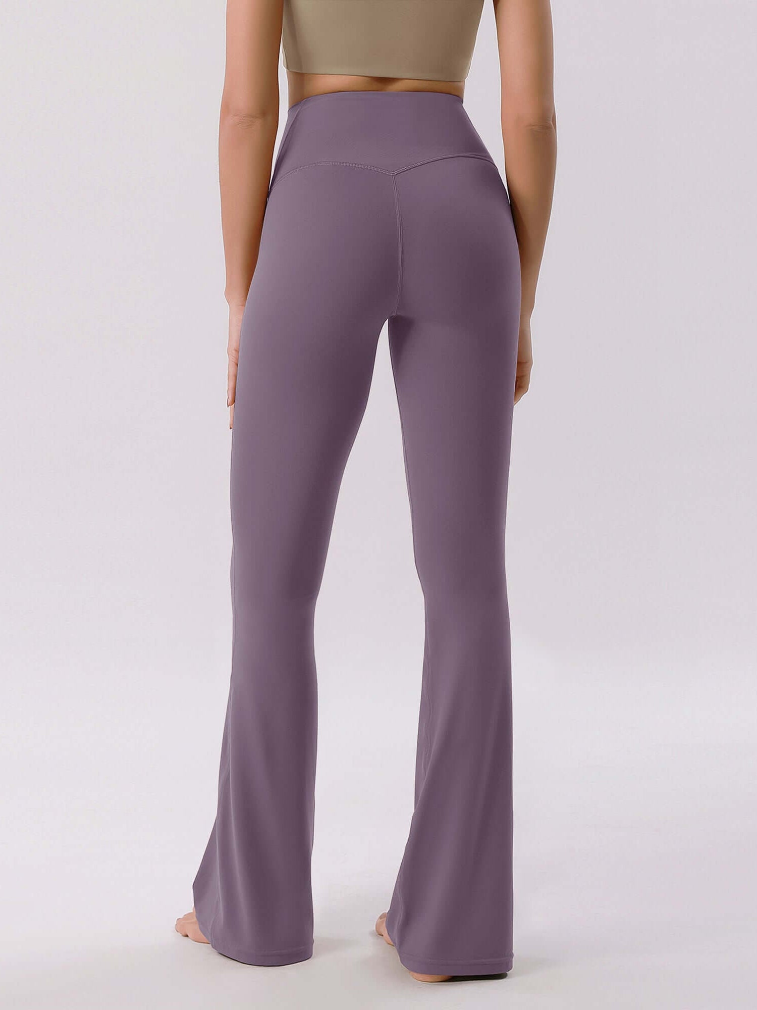 Cloud Feeling 30 Crossover High Waist Flared Pants - ododos