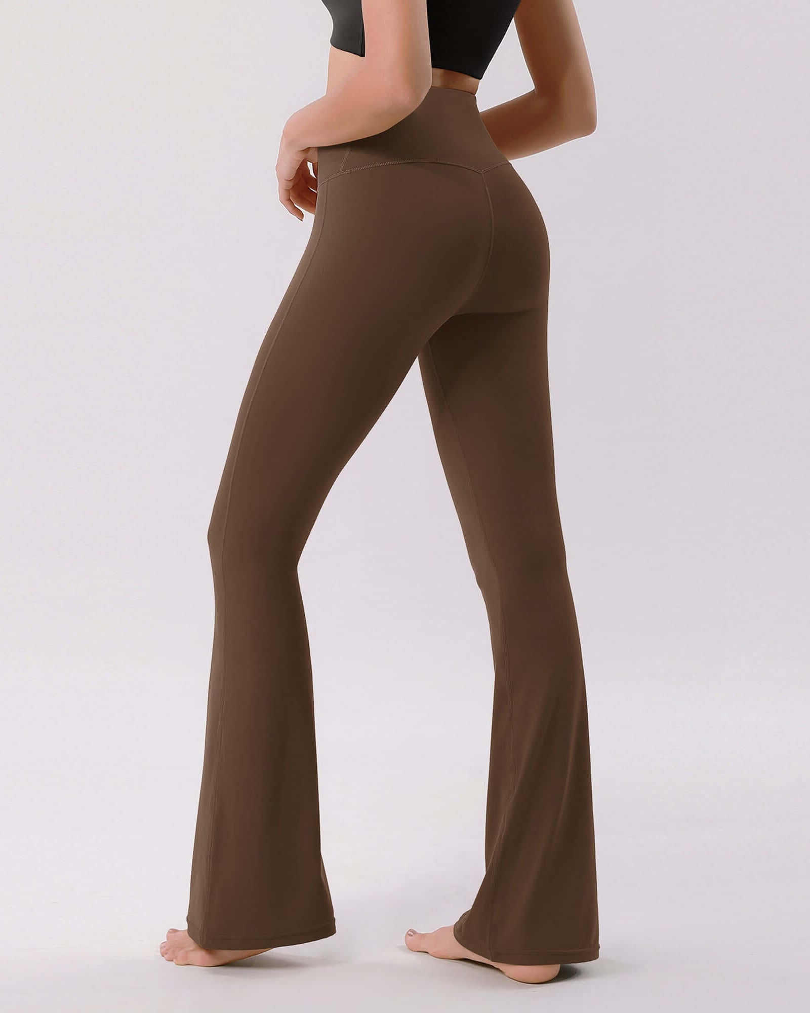 Cloud Feeling 30 Crossover High Waist Flared Pants - ododos