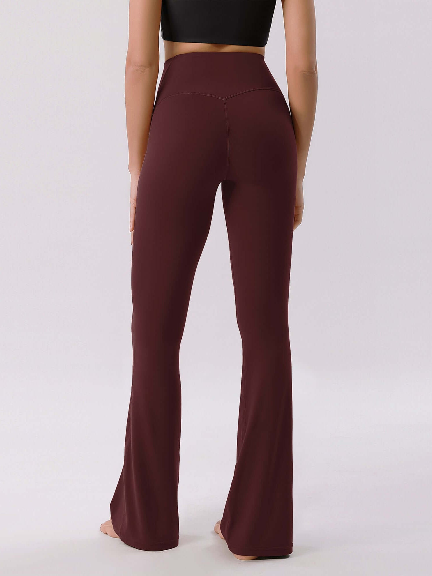 Cloud Feeling 30 Crossover High Waist Flared Pants - ododos