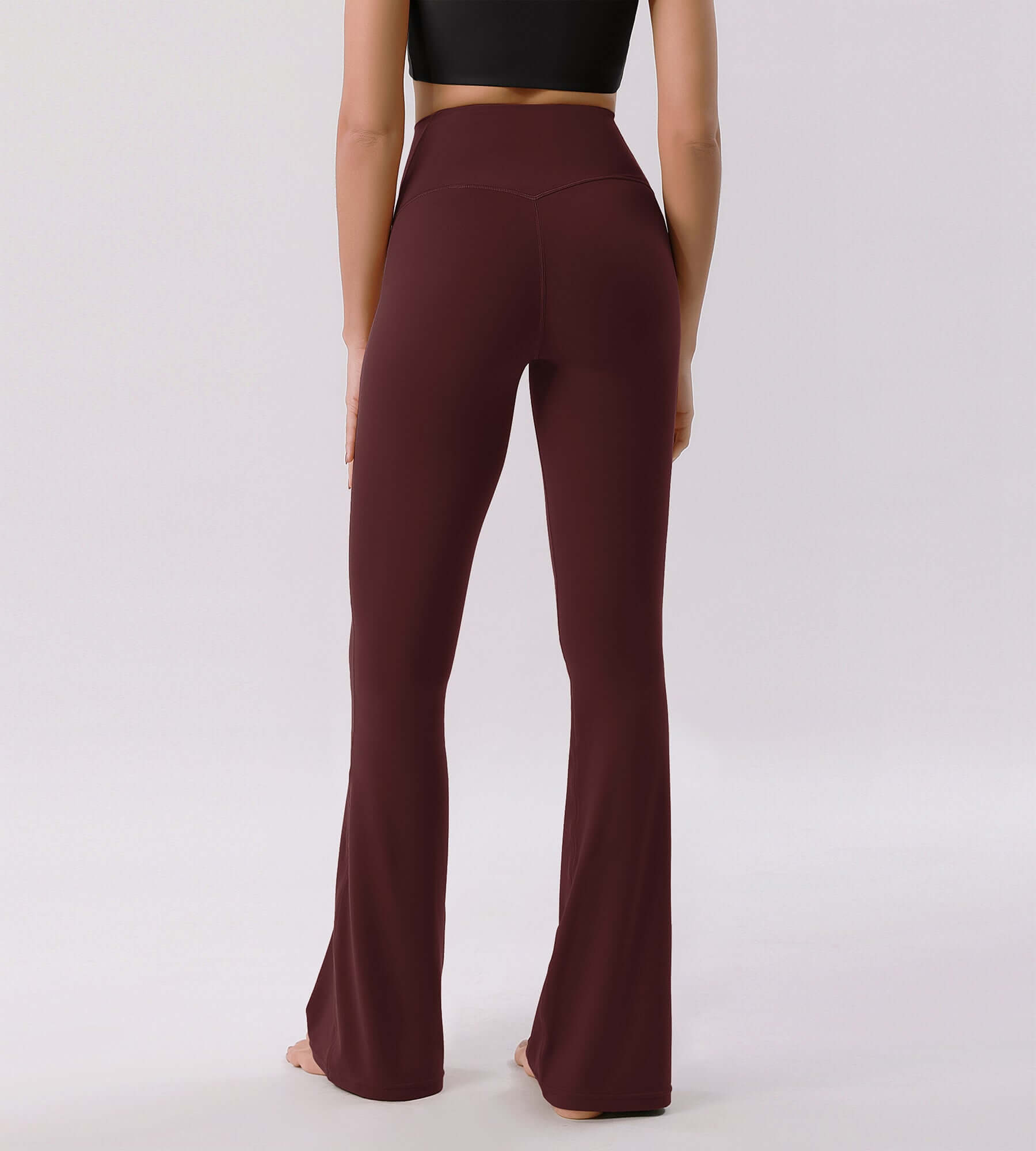 Cloud Feeling 30 Crossover High Waist Flared Pants - ododos
