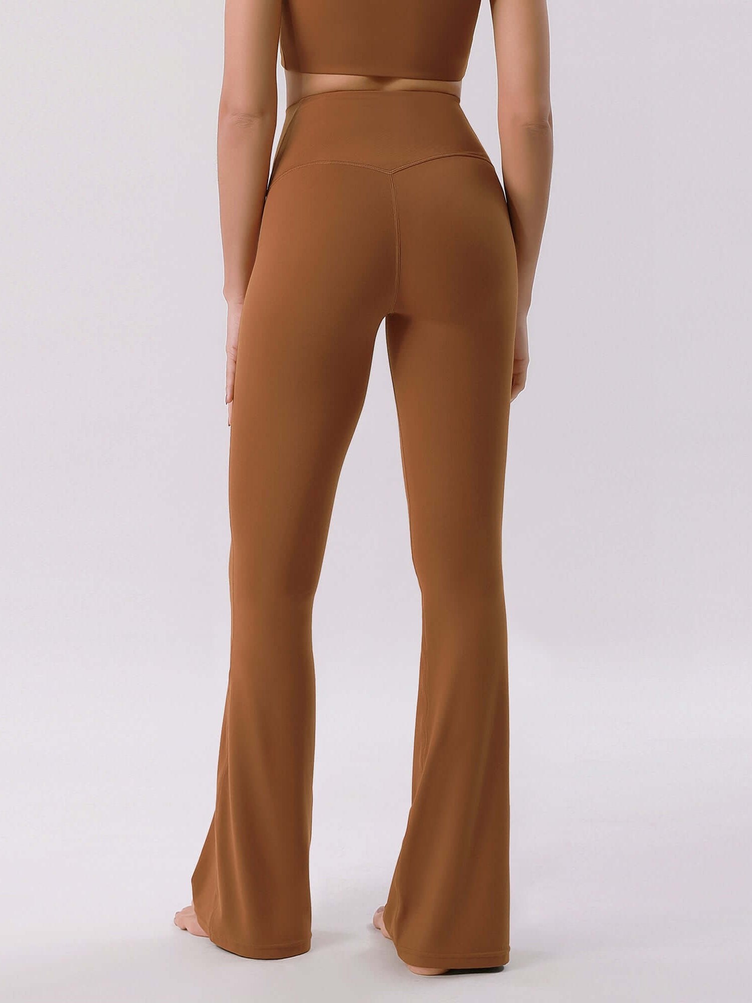 Cloud Feeling 30 Crossover High Waist Flared Pants - ododos