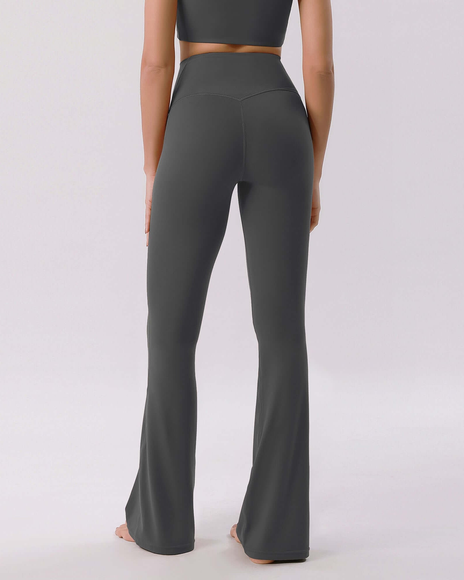 Cloud Feeling 32 Crossover High Waist Flared Pants - ododos