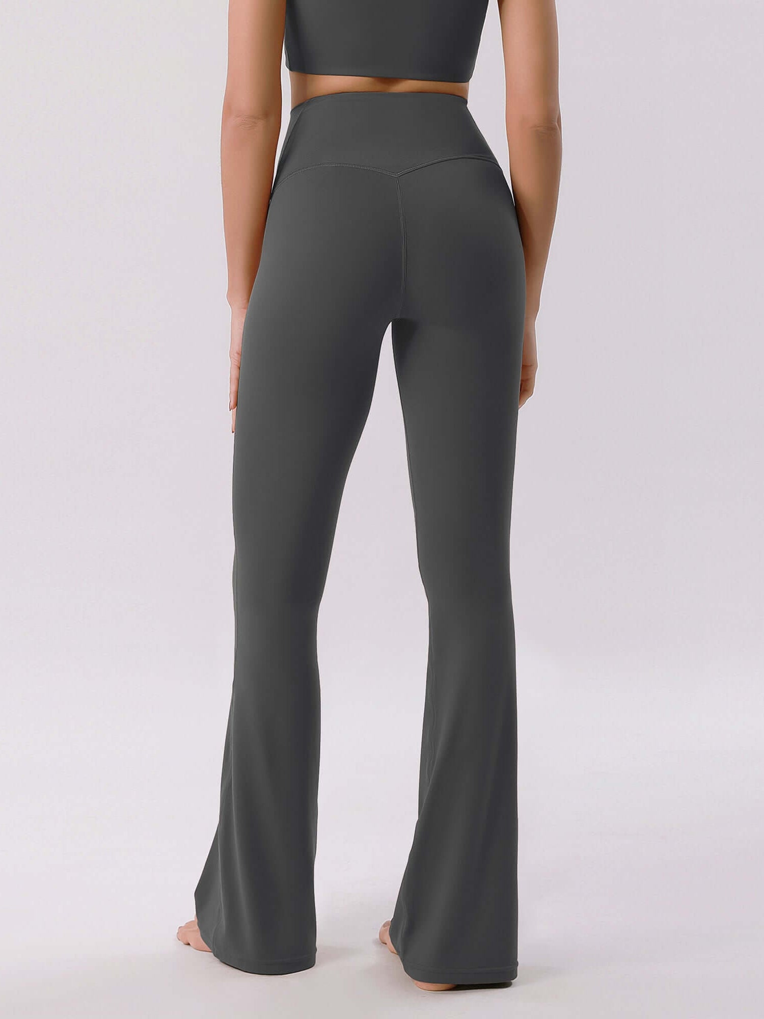 Cloud Feeling 32 Crossover High Waist Flared Pants - ododos