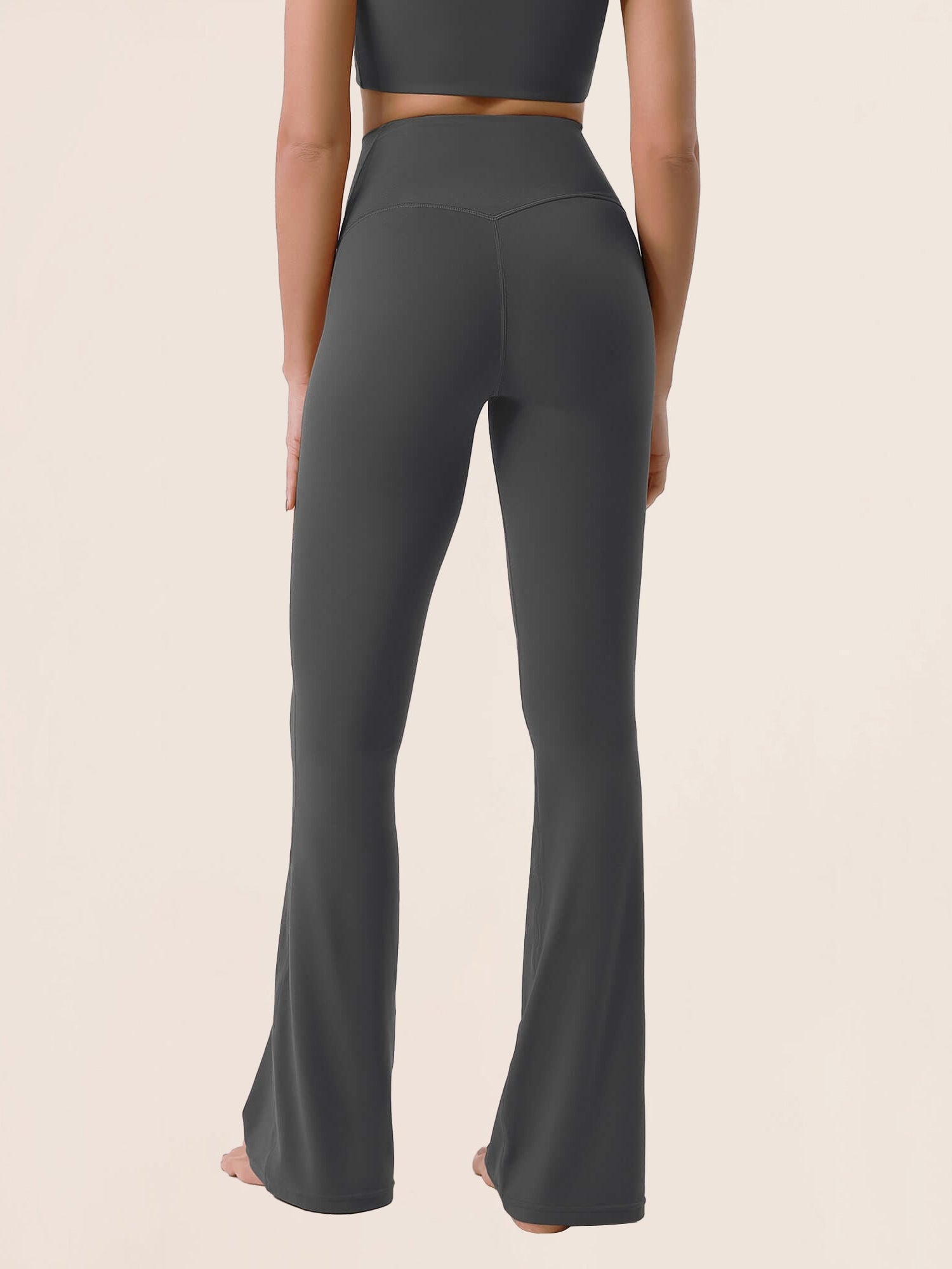 Cloud Feeling 30 Crossover High Waist Flared Pants - ododos