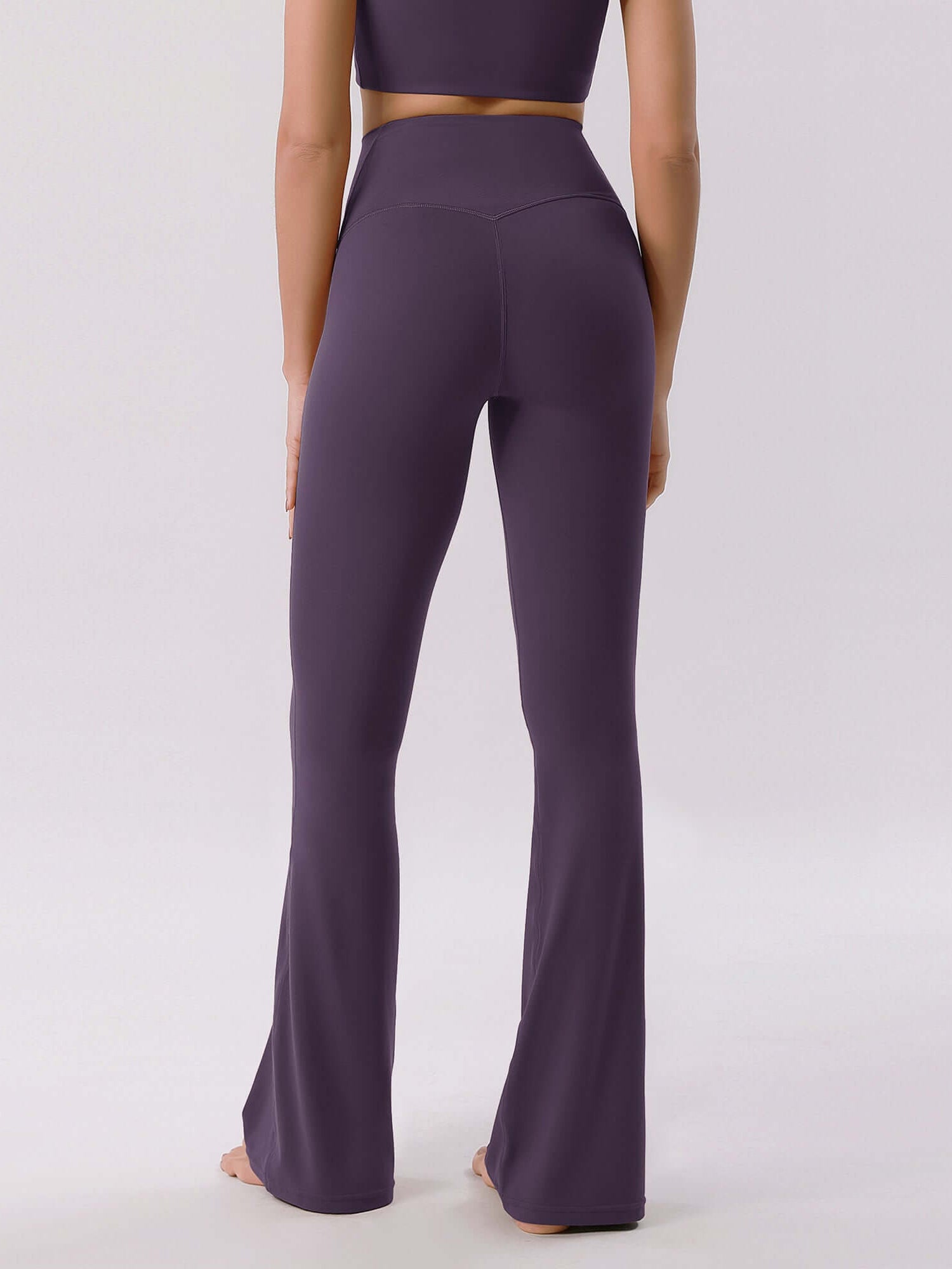 Cloud Feeling 32 Crossover High Waist Flared Pants - ododos