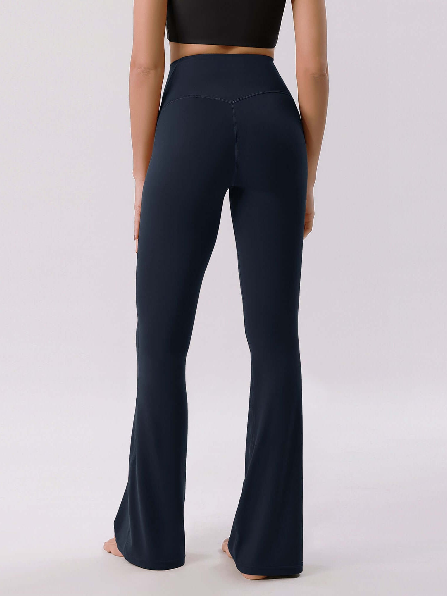 Cloud Feeling 32 Crossover High Waist Flared Pants - ododos
