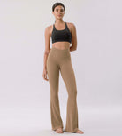 Cloud Feeling 32 Crossover High Waist Flared Pants - ododos