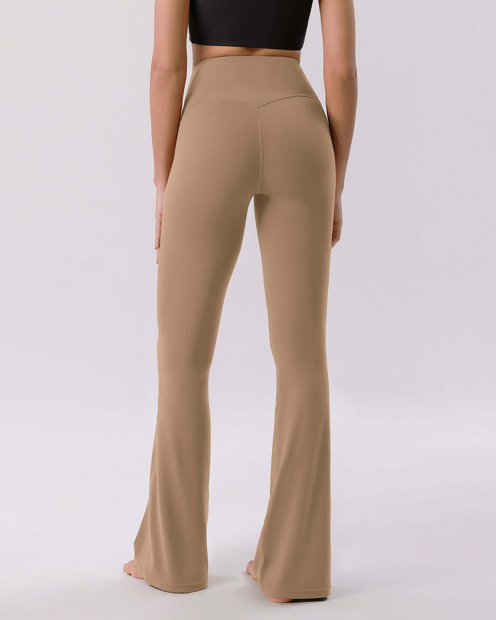 Cloud Feeling 30 Crossover High Waist Flared Pants - ododos