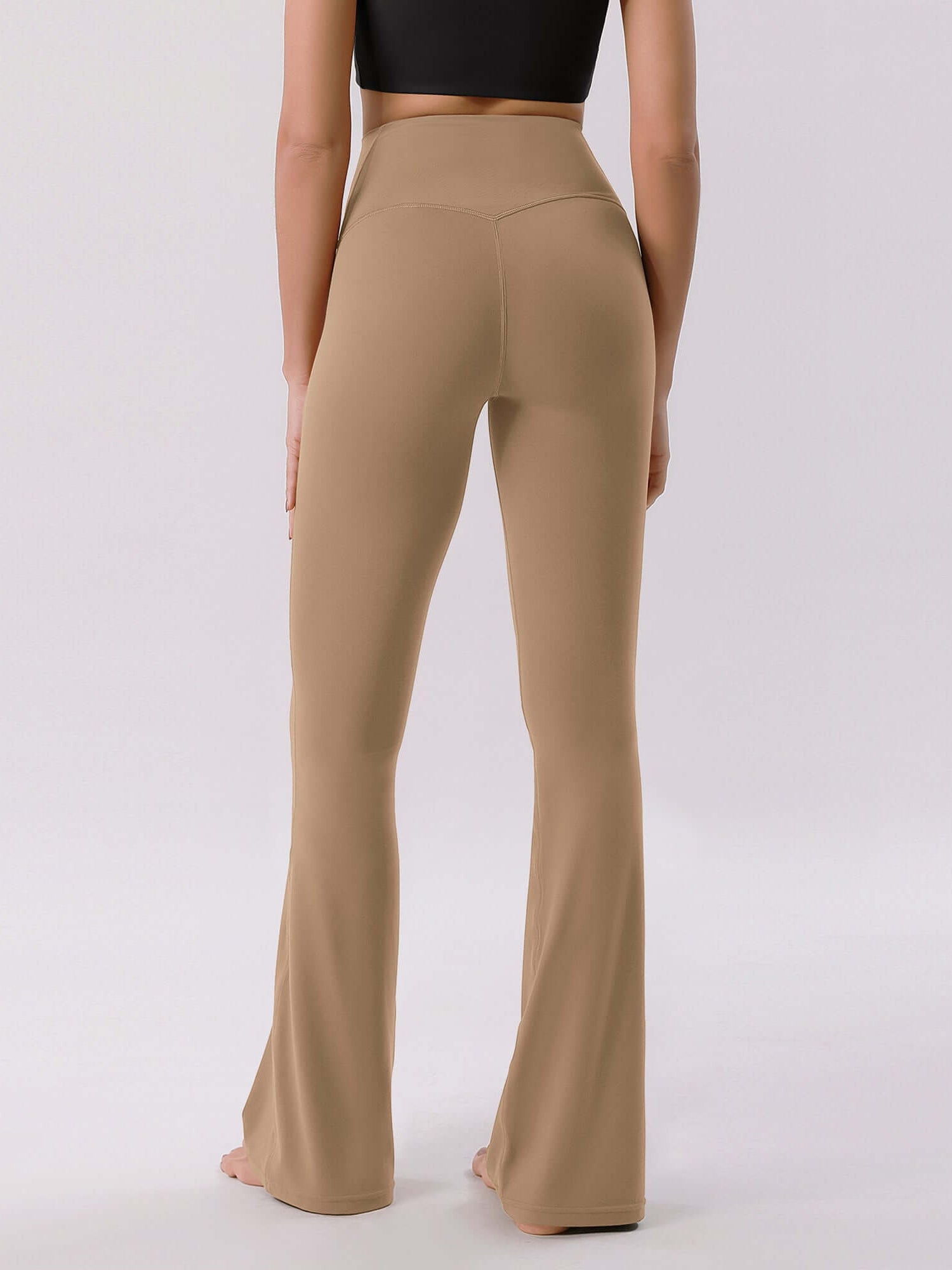 Cloud Feeling 32 Crossover High Waist Flared Pants - ododos