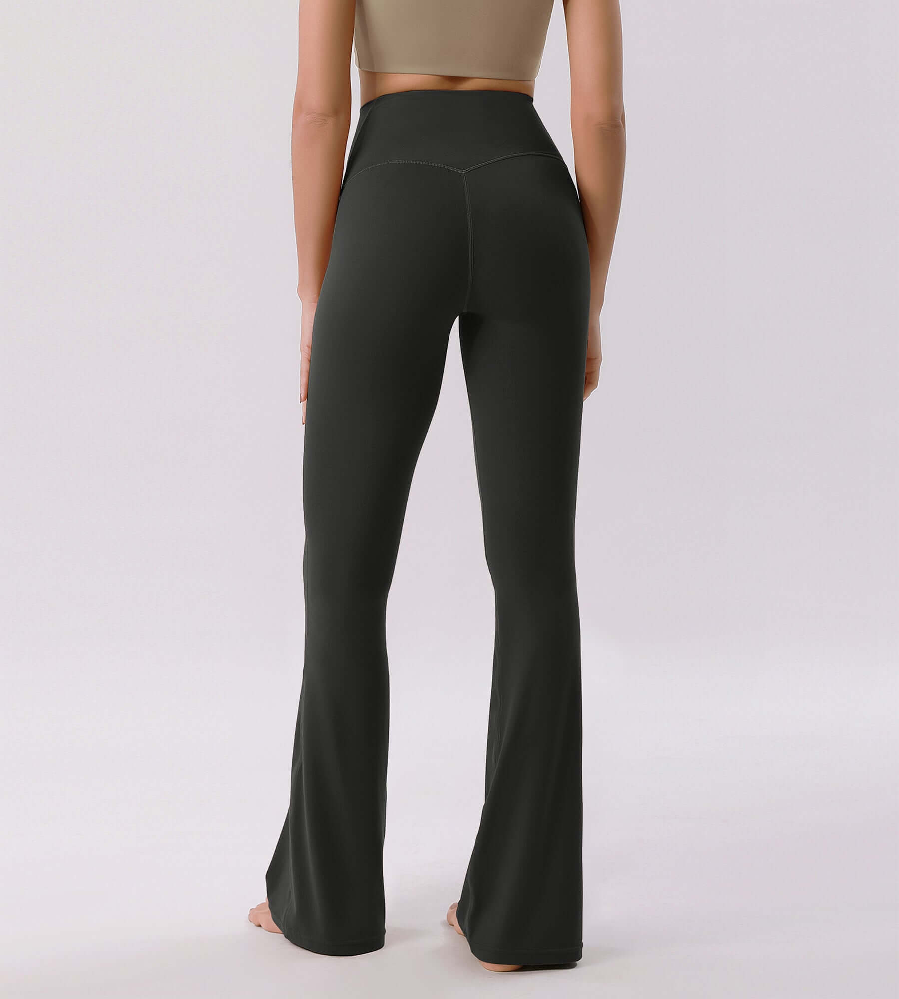 Cloud Feeling 30 Crossover High Waist Flared Pants - ododos