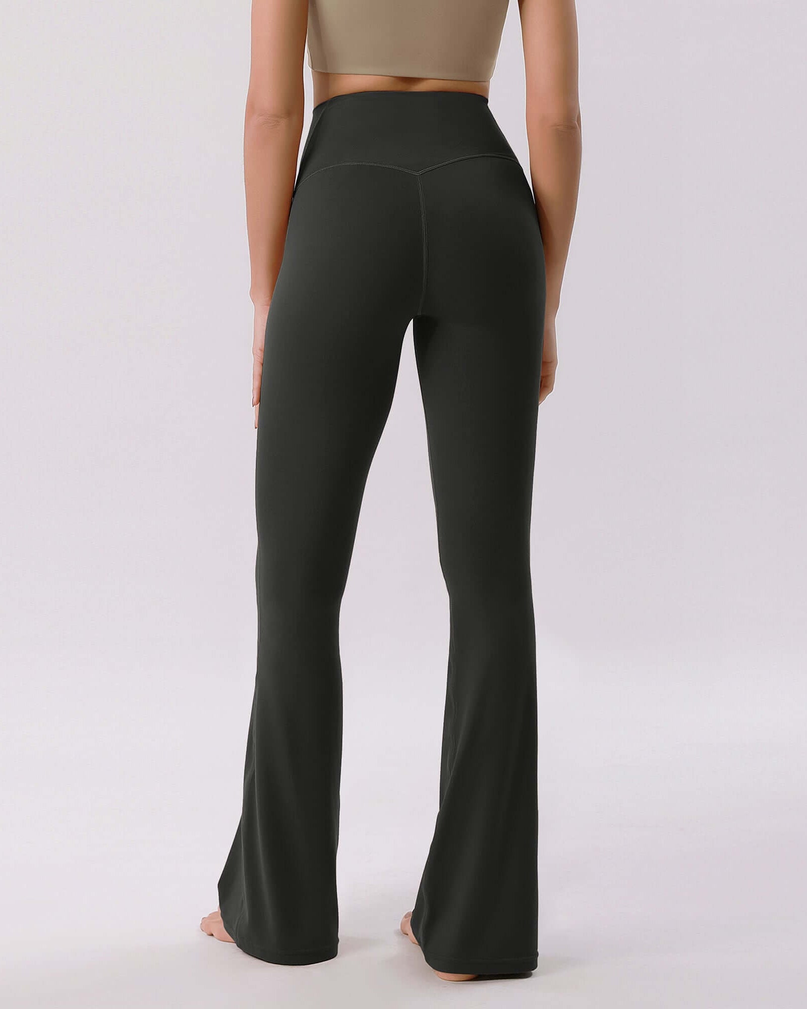 Cloud Feeling 32 Crossover High Waist Flared Pants - ododos