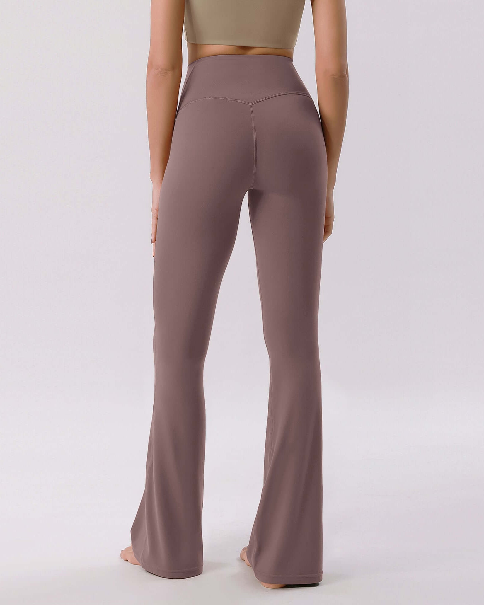 Cloud Feeling 32 Crossover High Waist Flared Pants - ododos