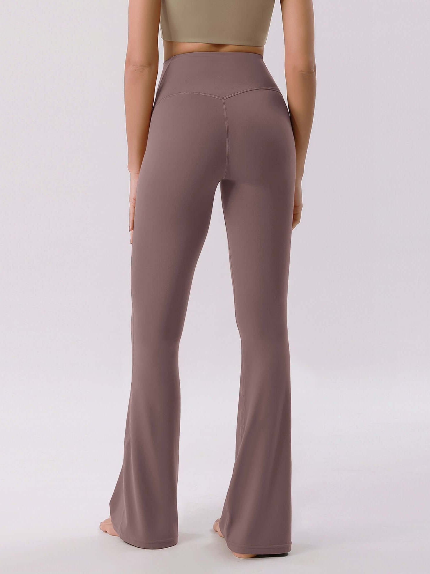 Cloud Feeling 32 Crossover High Waist Flared Pants - ododos