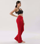 Cloud Feeling 32 Crossover High Waist Flared Pants - ododos