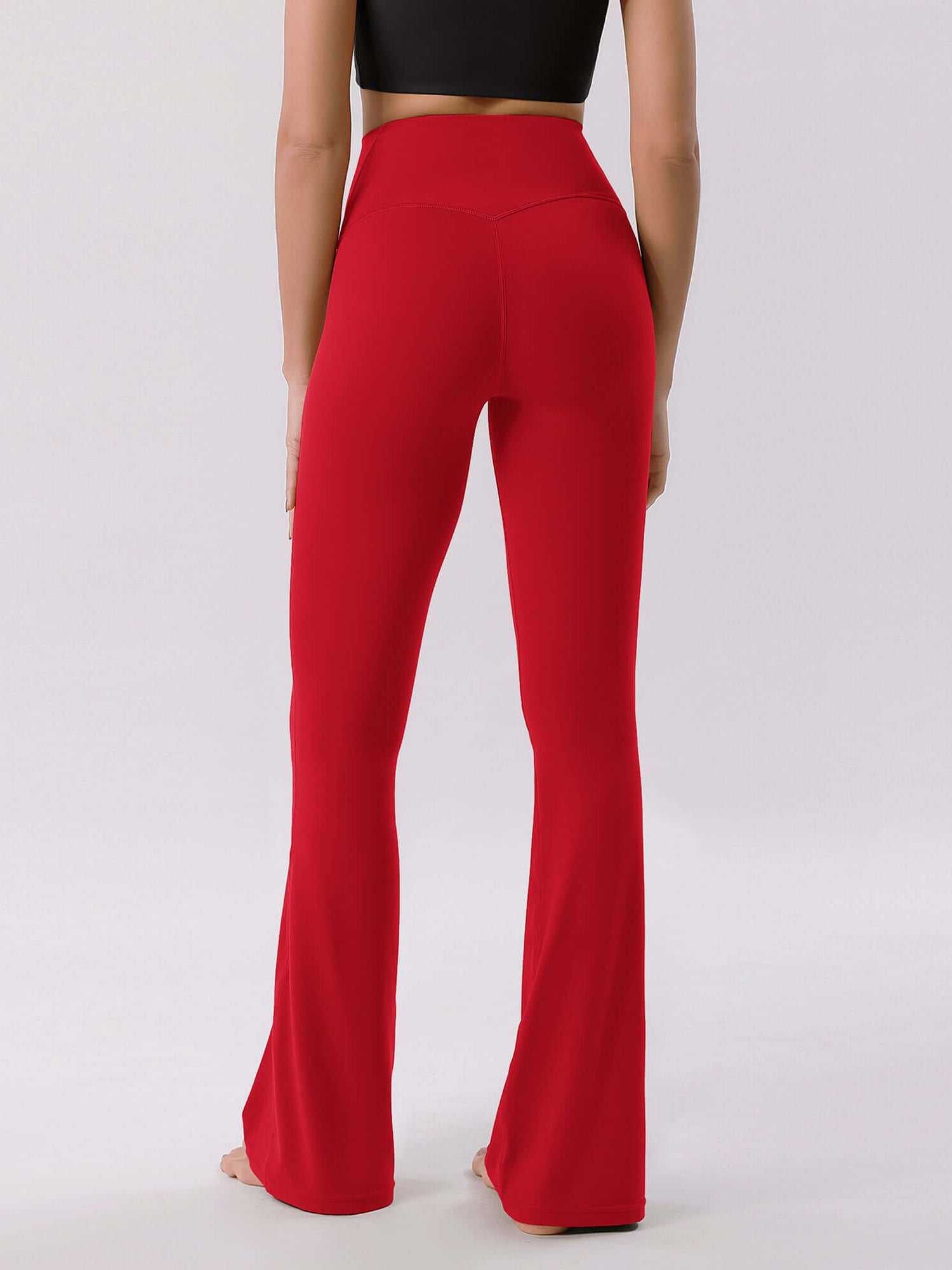Cloud Feeling 30 Crossover High Waist Flared Pants - ododos