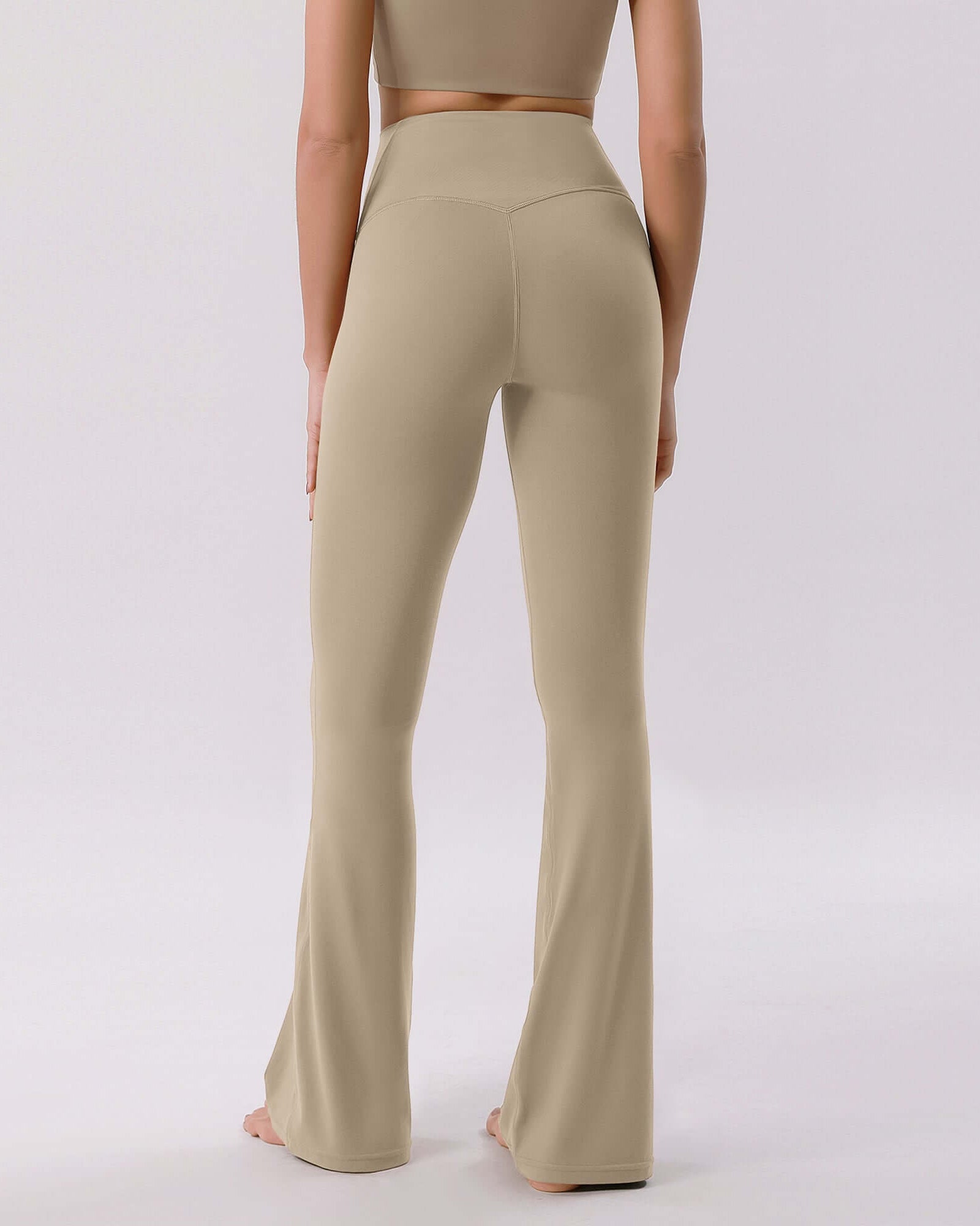 Cloud Feeling 32 Crossover High Waist Flared Pants - ododos