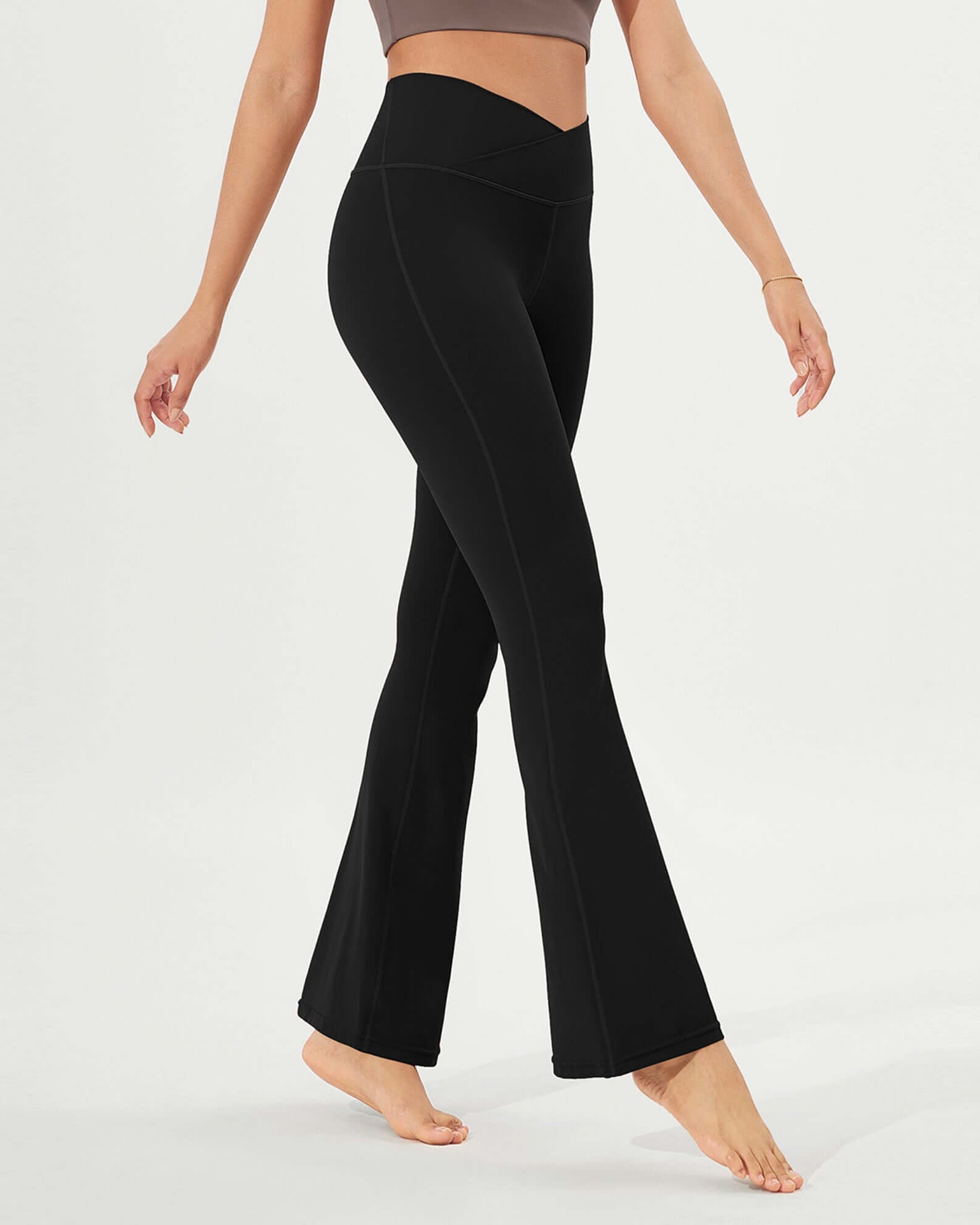32 Cloud Feeling High Waist Bootcut Lounge Yoga Pants with Back - ododos