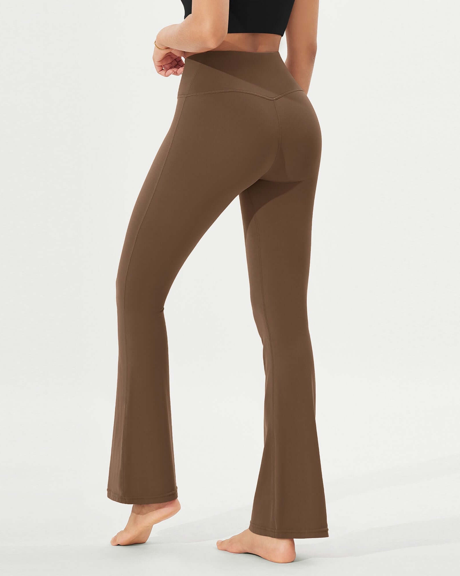 32 Cloud Feeling High Waist Bootcut Lounge Yoga Pants with Back - ododos