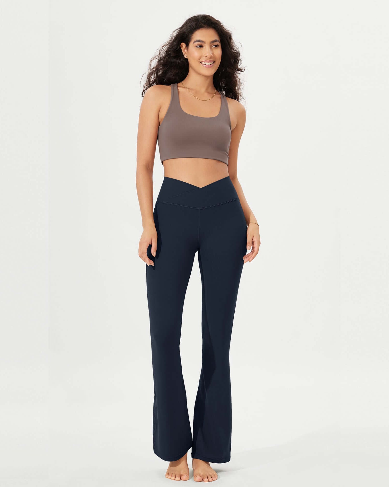32 Cloud Feeling High Waist Bootcut Lounge Yoga Pants with Back - ododos