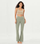 32 Cloud Feeling High Waist Bootcut Lounge Yoga Pants with Back - ododos