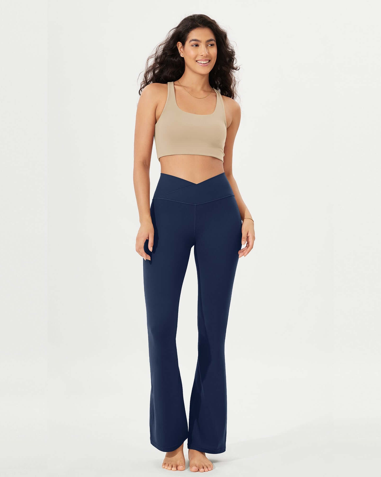 32 Cloud Feeling High Waist Bootcut Lounge Yoga Pants with Back - ododos
