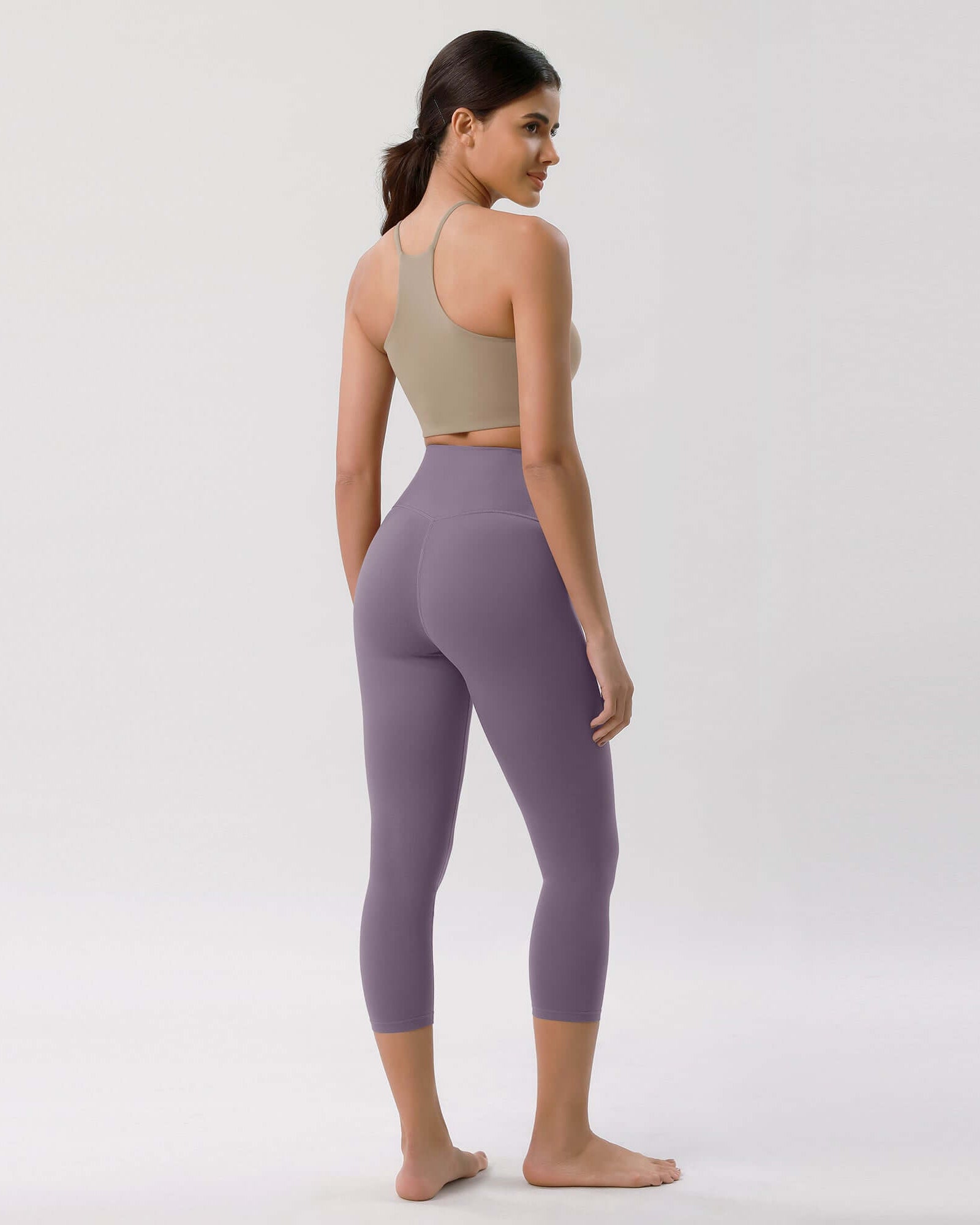 Odcloud 23 Crossover High Wasit Lounge 7/8 Leggings with Pockets - ododos