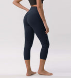 Odcloud 23 Crossover High Wasit Lounge 7/8 Leggings with Pockets - ododos