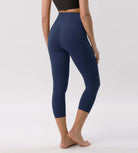 Odcloud 23 Crossover High Wasit Lounge 7/8 Leggings with Pockets - ododos