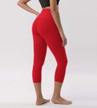 Odcloud 23 Crossover High Wasit Lounge 7/8 Leggings with Pockets - ododos