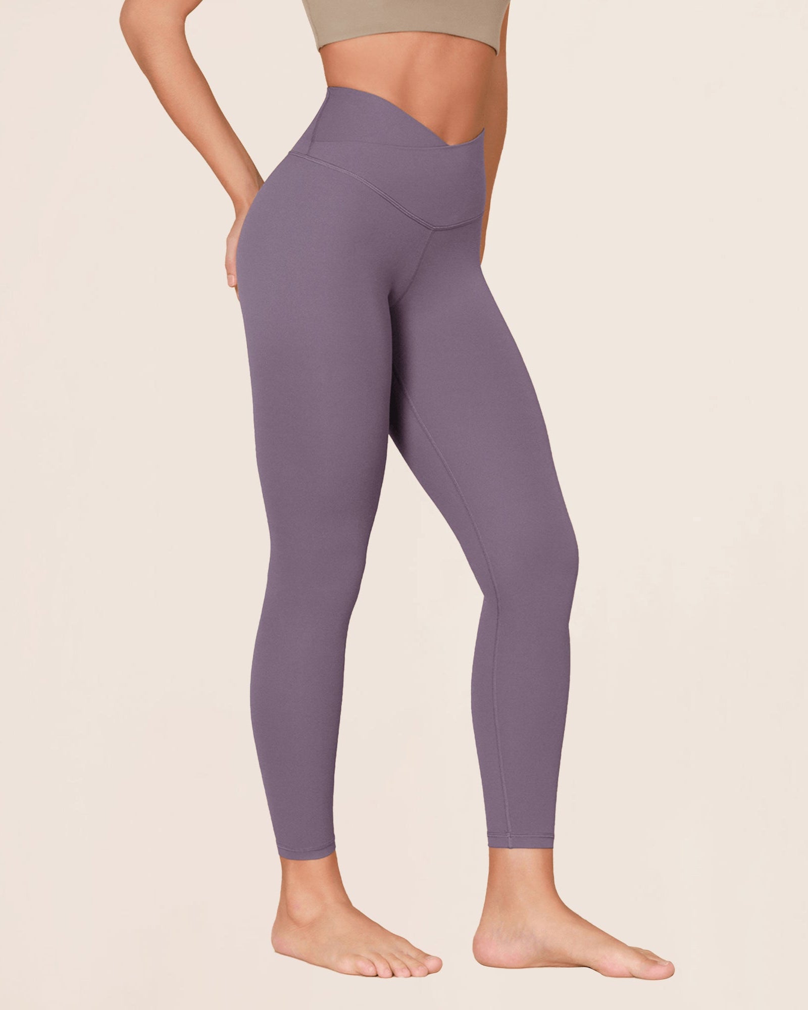 ODCLOUD 7/8 Crossover Leggings with Back Pocket - ododos