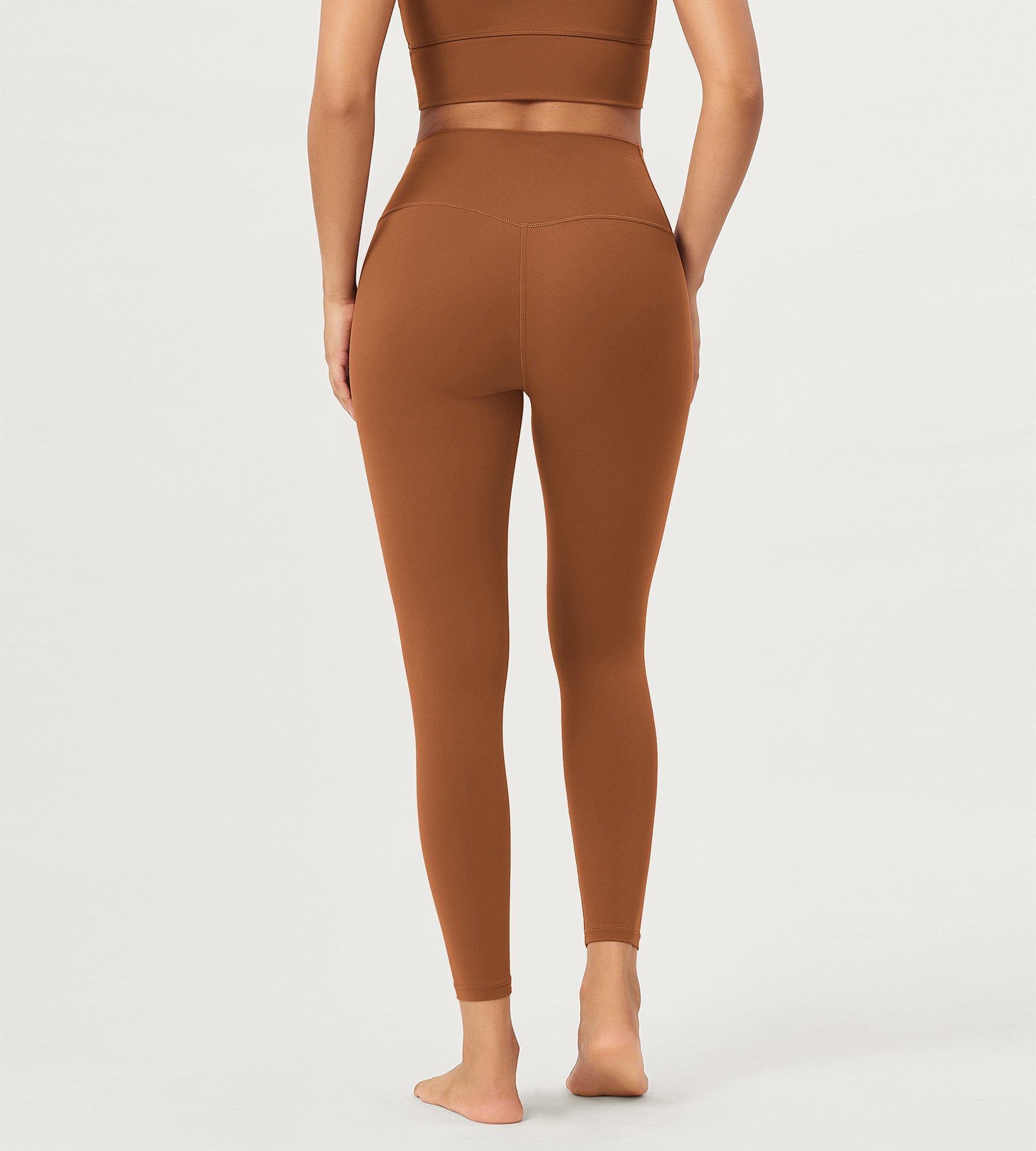 2 Pack 25 Buttery Soft Crossover Lounge Yoga Waist Leggings - ododos