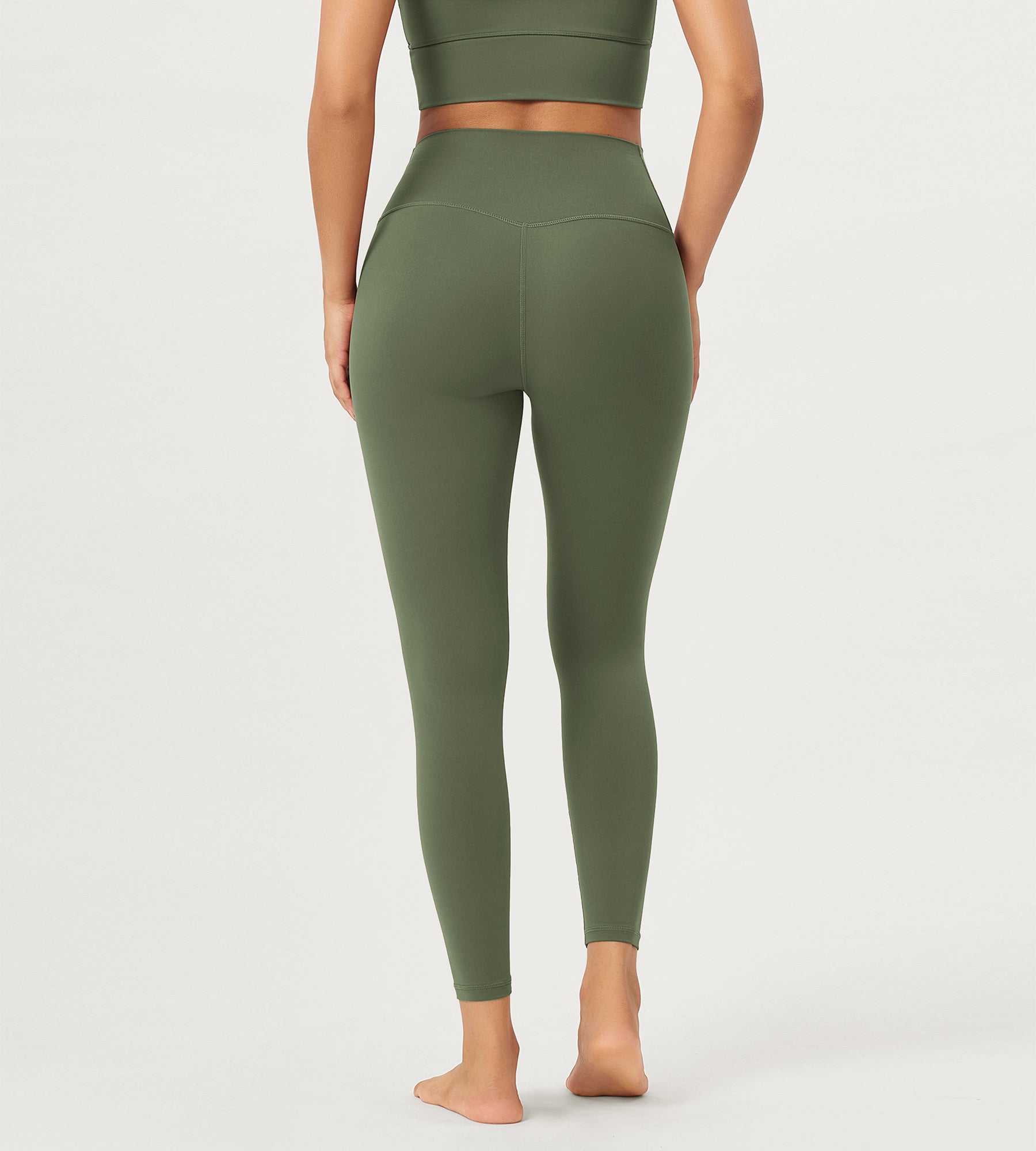 2 Pack 25 Buttery Soft Crossover Lounge Yoga Waist Leggings - ododos