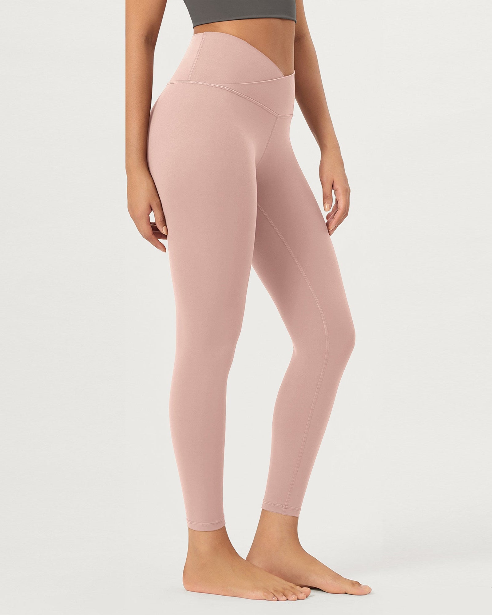 2 Pack 25 Buttery Soft Crossover Lounge Yoga Waist Leggings - ododos