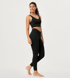 25 Buttery Soft Crossover Lounge Yoga Waist Leggings - ododos