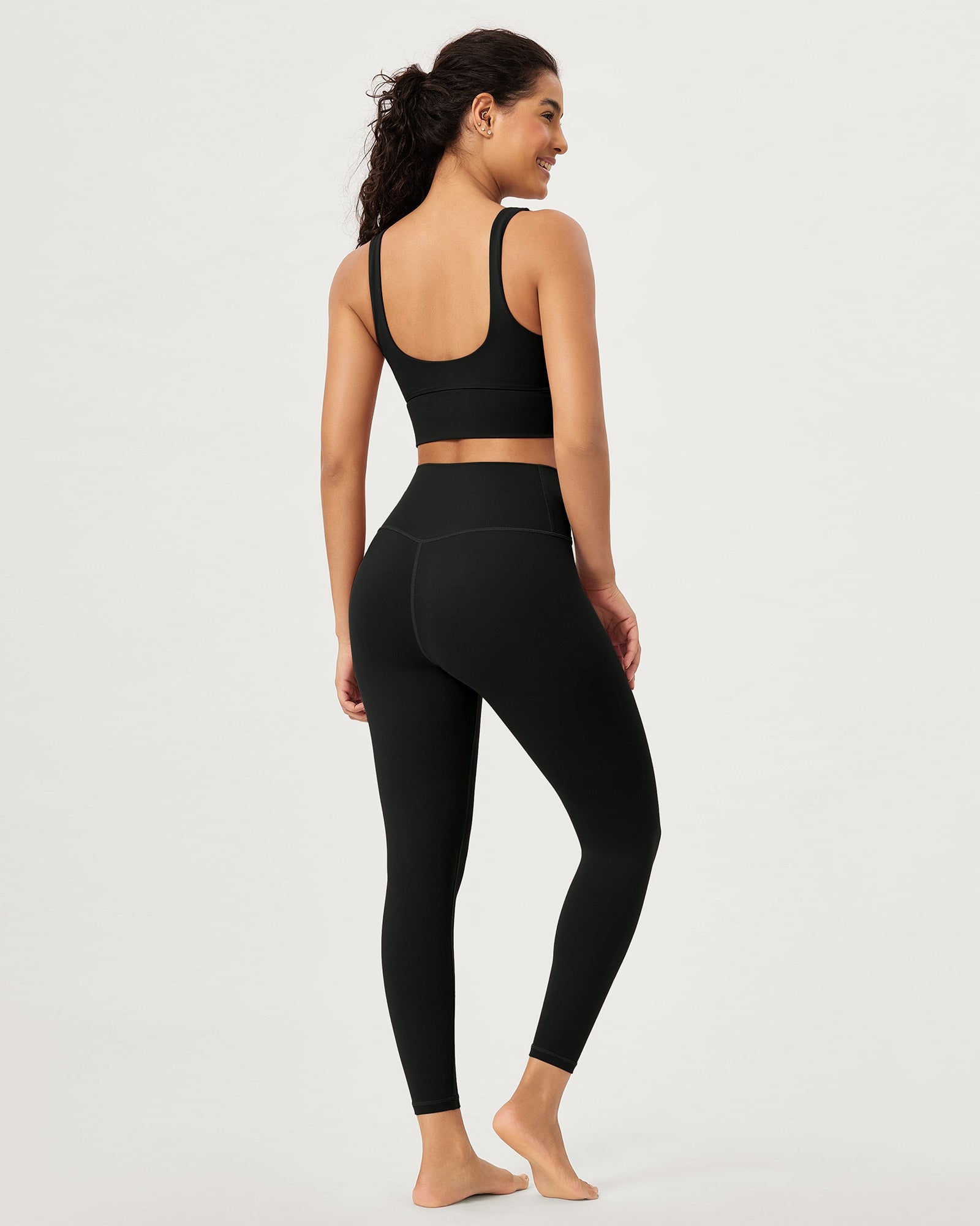 25 Buttery Soft Crossover Lounge Yoga Waist Leggings - ododos