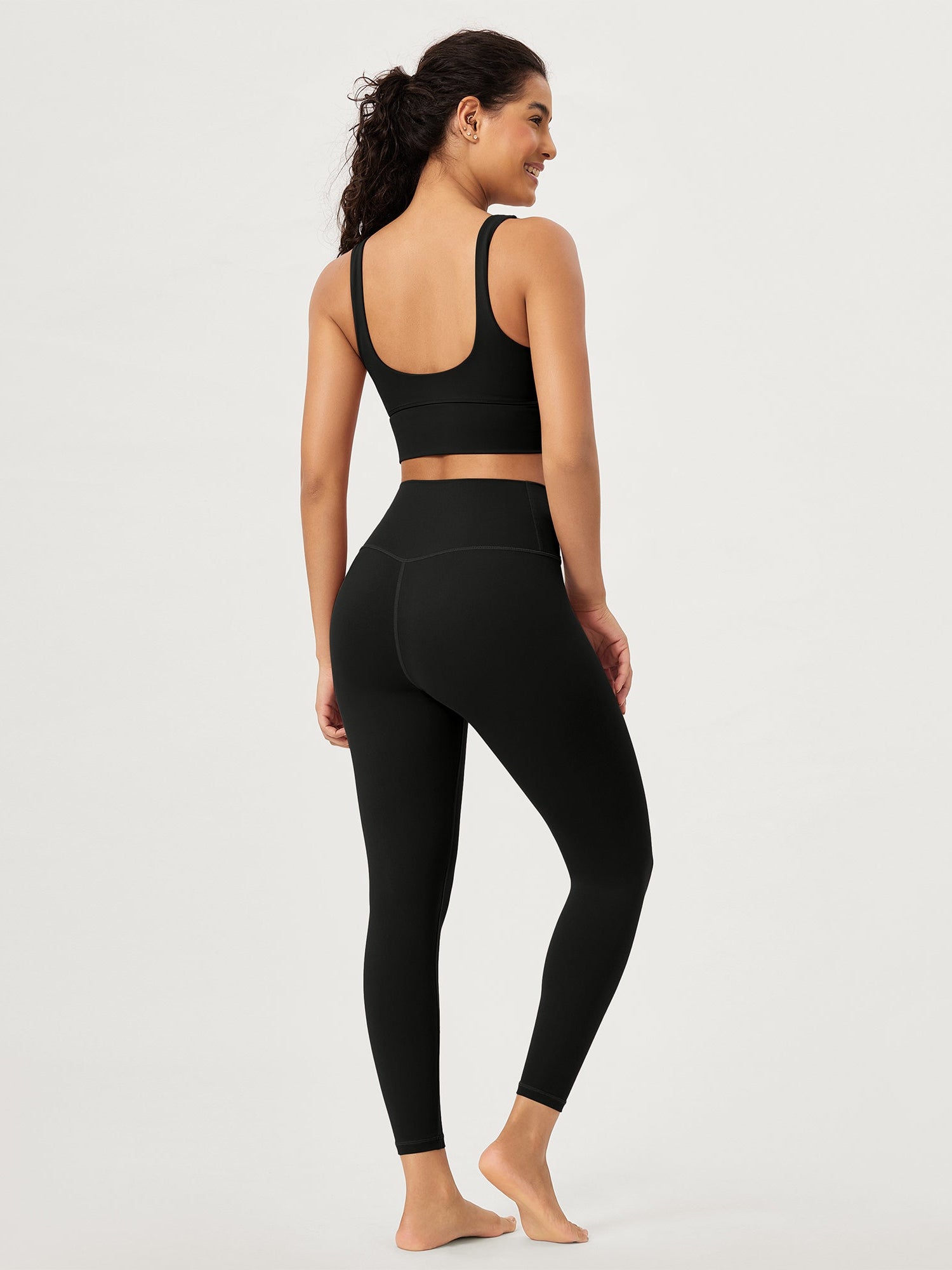 25 Buttery Soft Crossover Lounge Yoga Waist Leggings - ododos