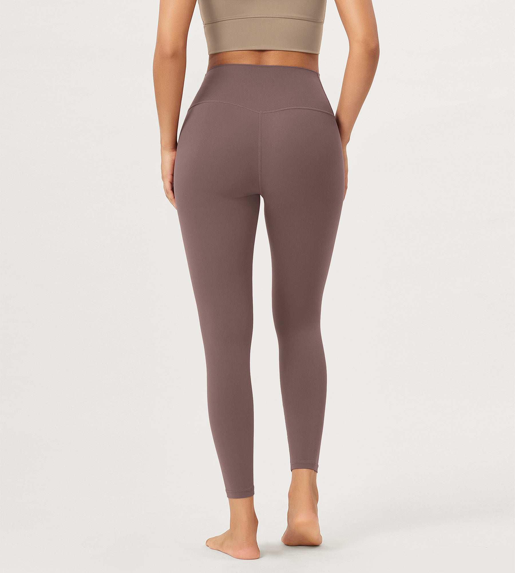 2 Pack 25 Buttery Soft Crossover Lounge Yoga Waist Leggings - ododos
