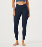 25 Buttery Soft Crossover Lounge Yoga Waist Leggings - ododos