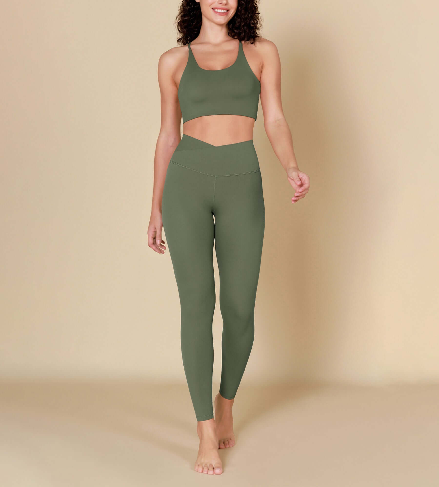 ODCLOUD 28 Crossover Leggings with Back Pocket - ododos