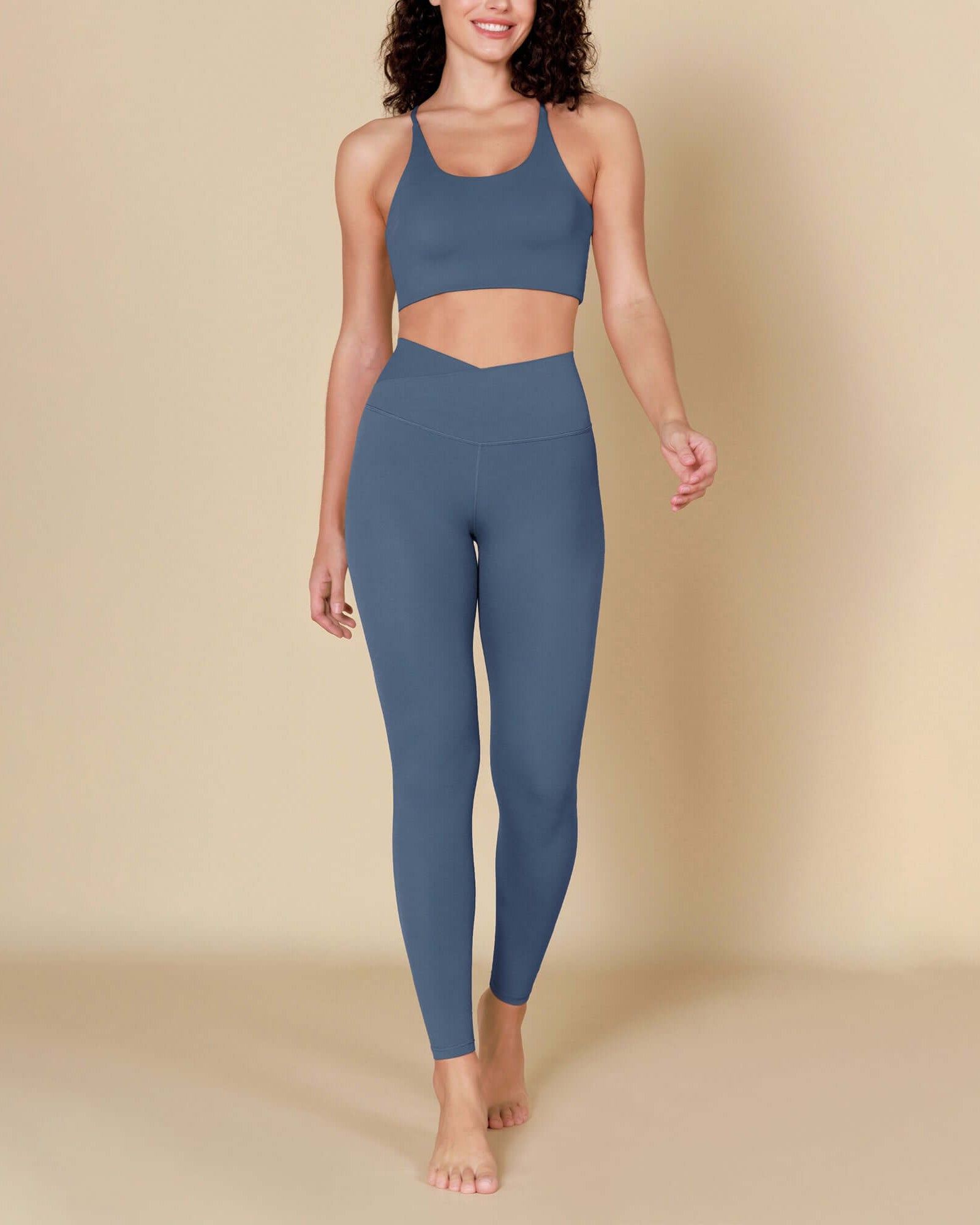 ODCLOUD 28 Crossover Leggings with Back Pocket - ododos
