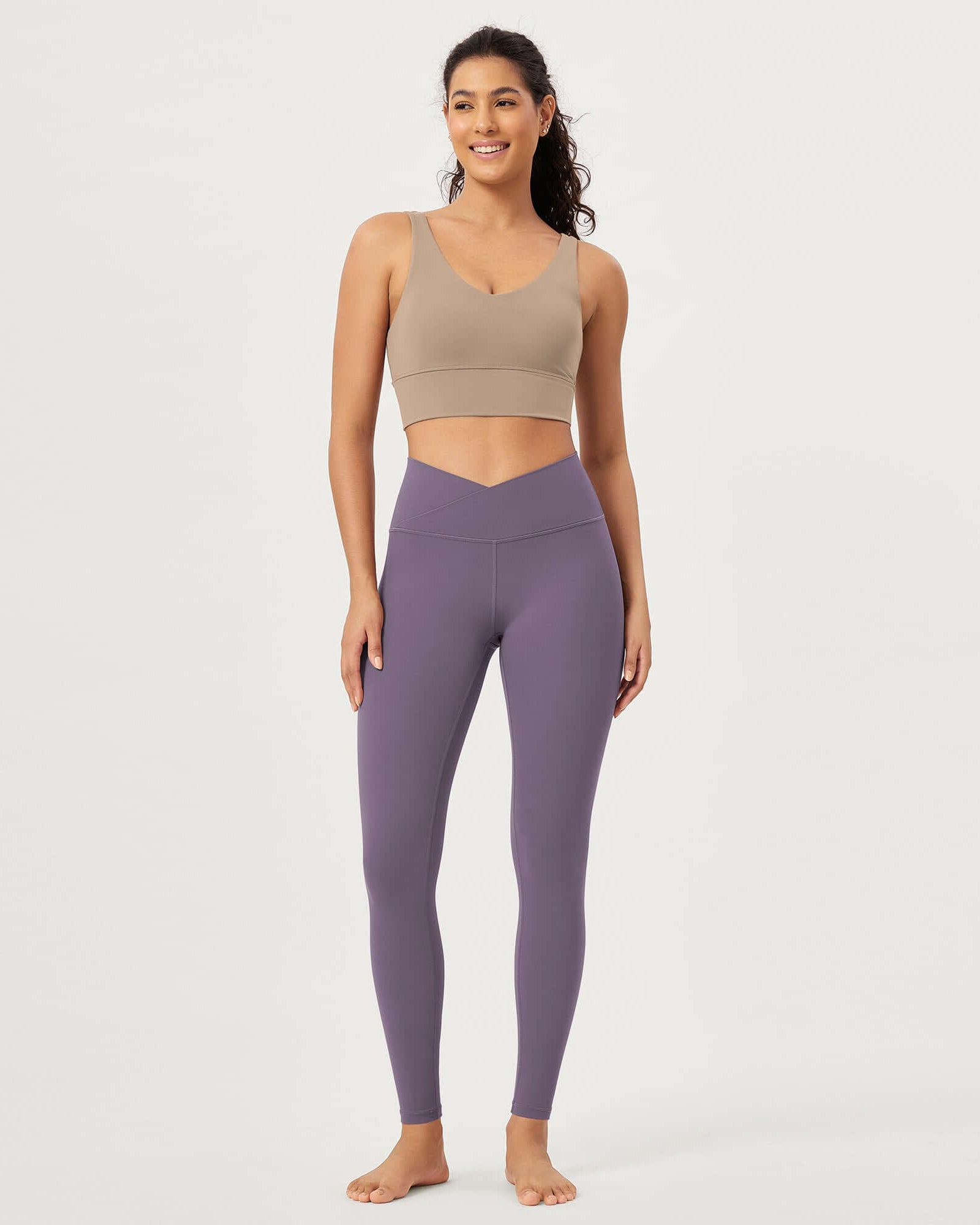2 Pack 28 Odcloud Buttery Soft Cross Waist Yoga Leggings - ododos